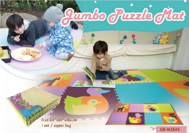 Baby Great Schaumstoffpuzzle Tiere mit Rändern