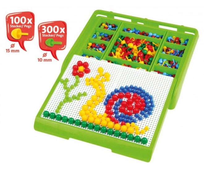 Farbiges Mosaikkoffer Set, 400 Teile