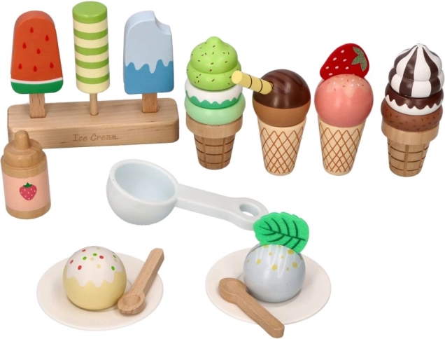 Kleine Eisdiele - Eiscreme-Servierset
