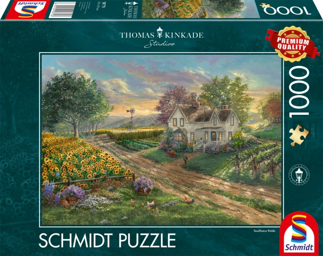 Puzzle Sonnenblumenfeld 1000 Teile