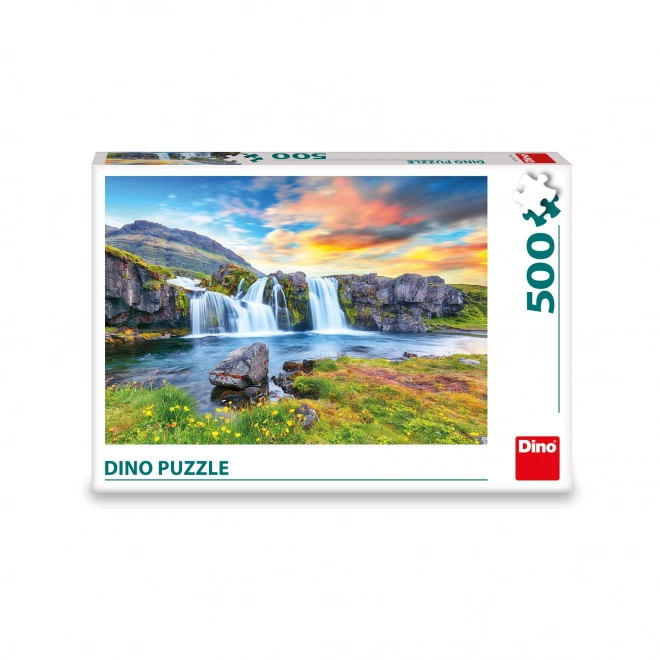 Insel Wasserfall Puzzle 500 Teile