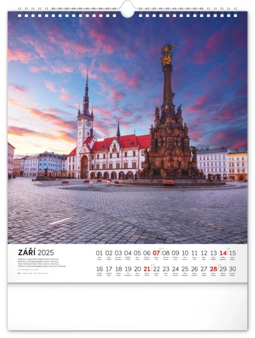 Wandkalender Tschechische Republik 2025