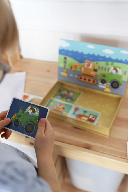 Tooky Toy Magnetischer Montessori-Schrank mit 80 Teilen