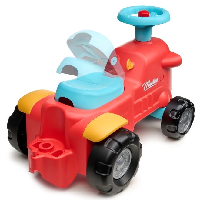 Roter Fahrtraktor Maurice für Kinder