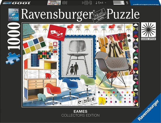 Ravensburger 2D Puzzle: Designklassiker Eames Stühle