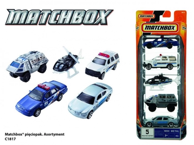 Matchbox Fünfpack Spielzeugautos