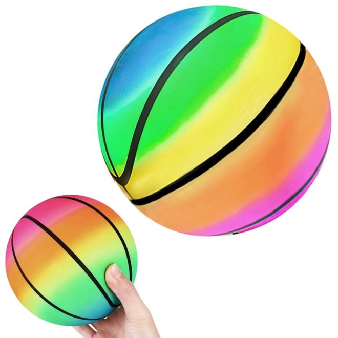 Bunte aufblasbare Regenbogen-Gummiball für Kinder