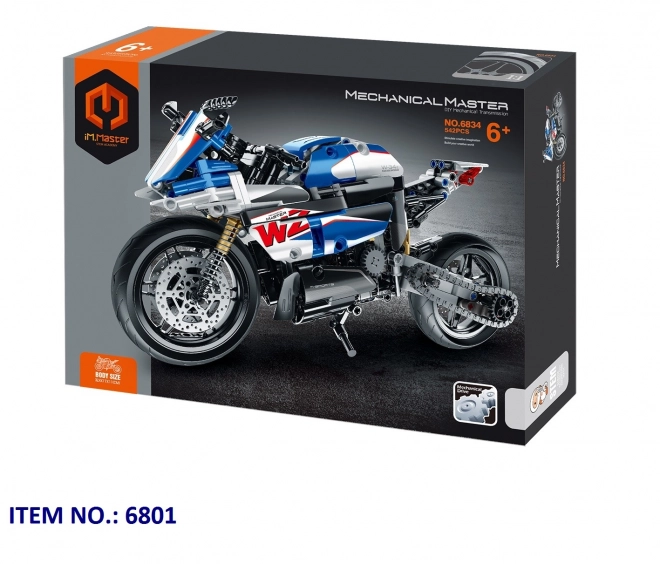 Bau-Set Motorrad Blau