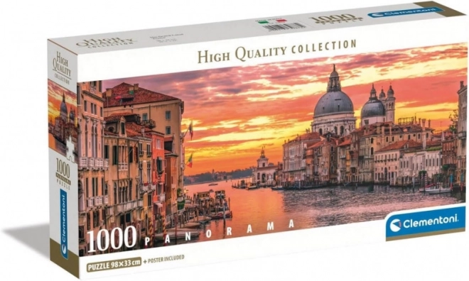 Puzzle 1000 Teile Kompakt Panorama Großer Kanal Venedig