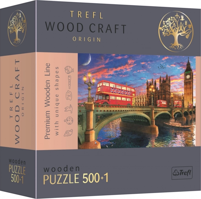 Holzpuzzle Westminster-Palast, Big Ben - 501 Teile