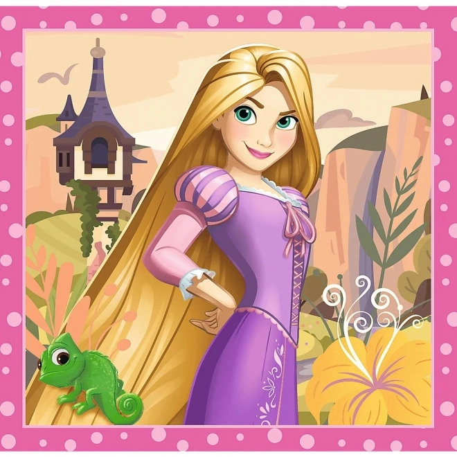 Disney Prinzessinnen 3-in-1 Puzzle - Schöne Blumen