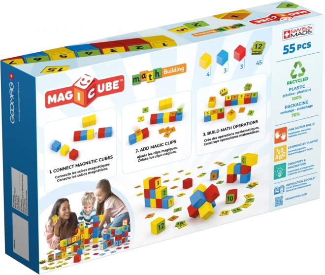 Geomag Magicube Mathematikspiel 55 Stück