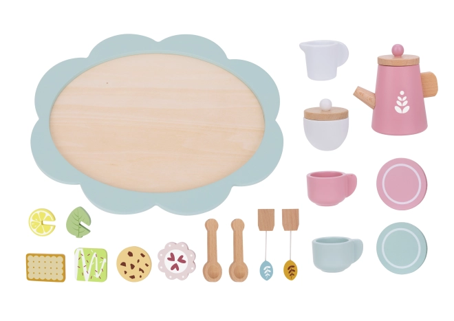 Holzspielzeug Tee-Set für Kinder