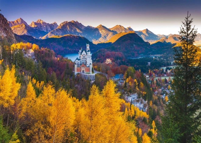 Schmidt Puzzle Neuschwanstein im Herbst 1000 Teile