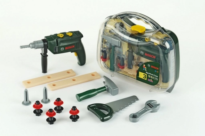 Werkzeugkoffer mit Bosch-Bohrmaschine