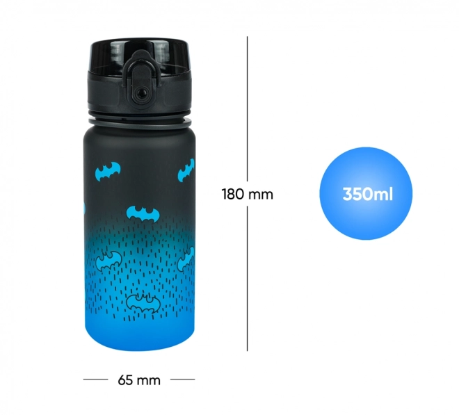 Baagl Tritan Trinkflasche Gradient Batman Blau, 350 ml