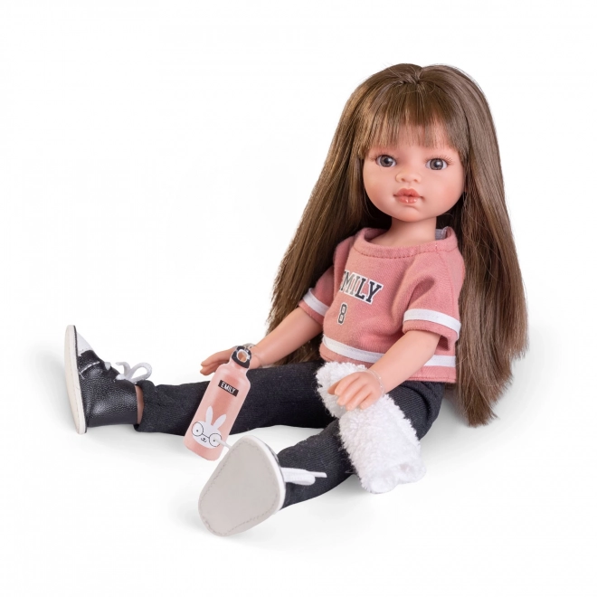 Realistische Puppe Emily Mit Vollvinylkörper 33 cm