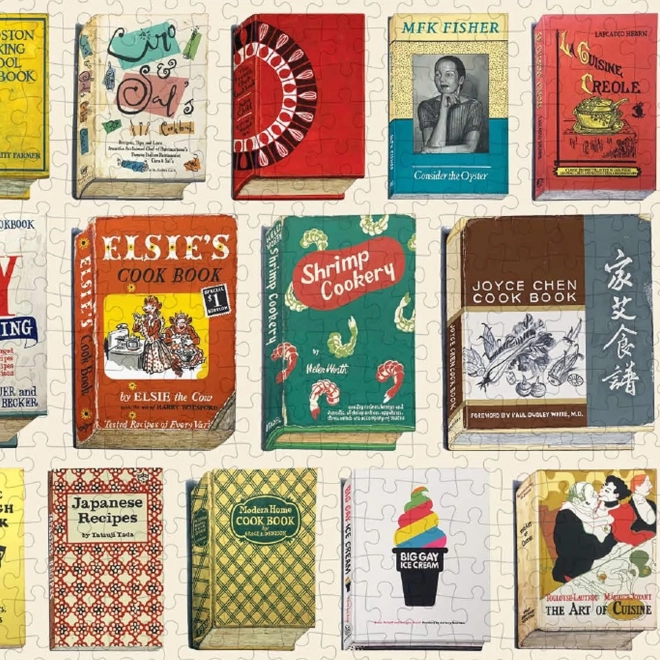 Puzzle klassischer Kochbücher von Richard Baker