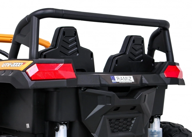 Buggy ATV Racing pro 2 Kinder + Antrieb 4x4 + Fernsteuerung + langsamer Start + MP3 LED – Gold