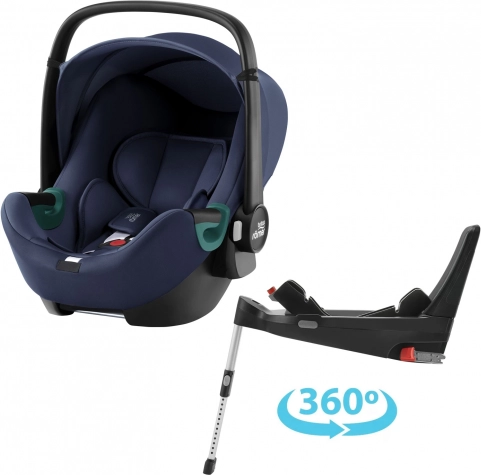 Kindersitz Baby-Safe 3 i-Size mit Flex Base 5Z in Indigo-Blau