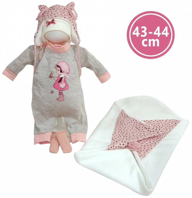 Llorens Babypuppen-Outfit 43-44 cm