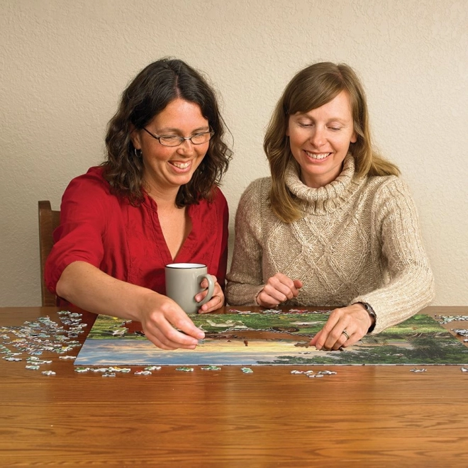 Puzzle Feld bei Sonnenaufgang von Cobble Hill 1000 Teile