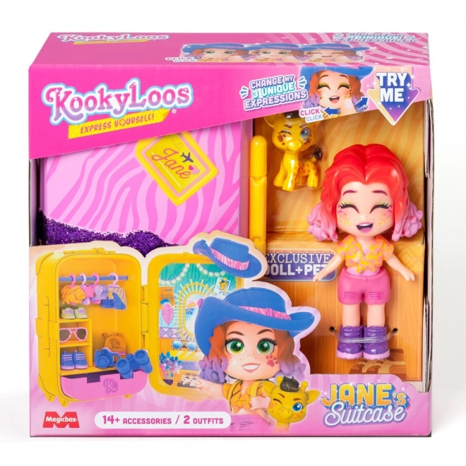 KookyLoos - Jane im Koffer mit Zubehör
