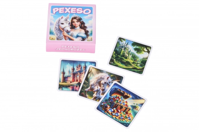 Pexeso Einhorn-Spiel in Box