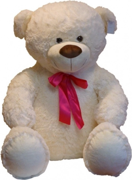 Cremiger Plüschbär Norbert 75 cm