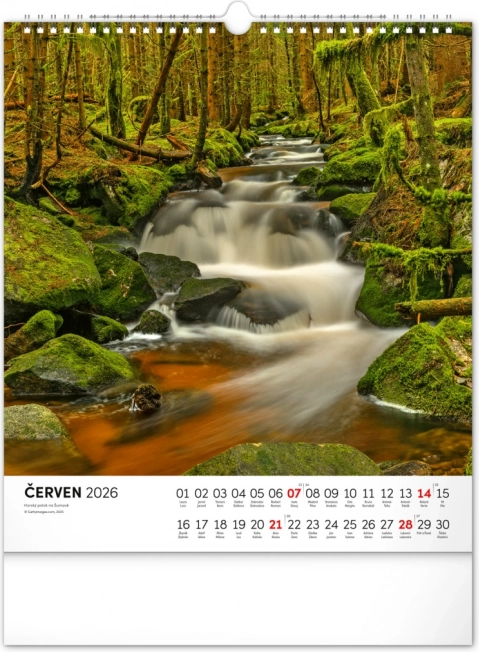 Wandkalender Böhmerwald 2026