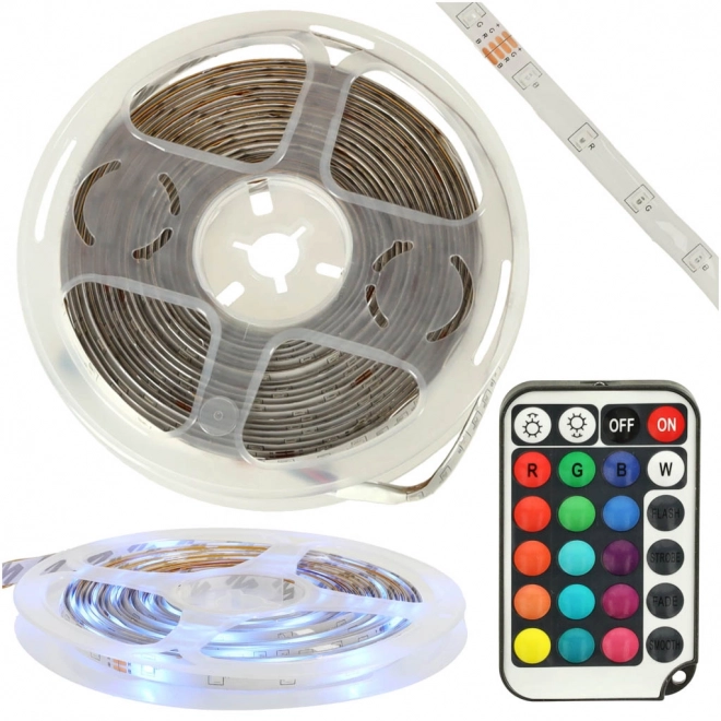 Wasserdichter LED-Streifen RGB mit Fernbedienung 5m