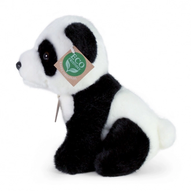 Panda Plüschtier sitzend 18 cm - Umweltfreundlich