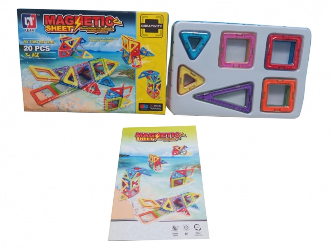 Magnetische Spielzeug Baukasten - 20 Teile