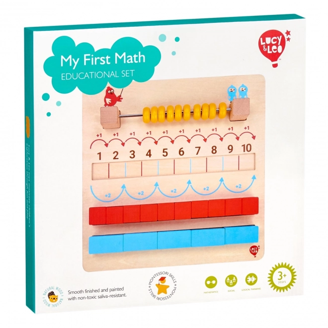 Meine erste Mathematik Holzspielset von Lucy & Leo