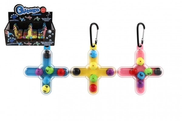 Schlüsselanhänger Puzzle Plastik 8,5x9cm 3 Farben