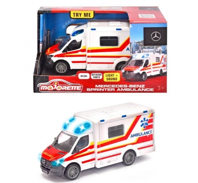 Majorette Grand Mercedes Ambulanz Spielzeugauto