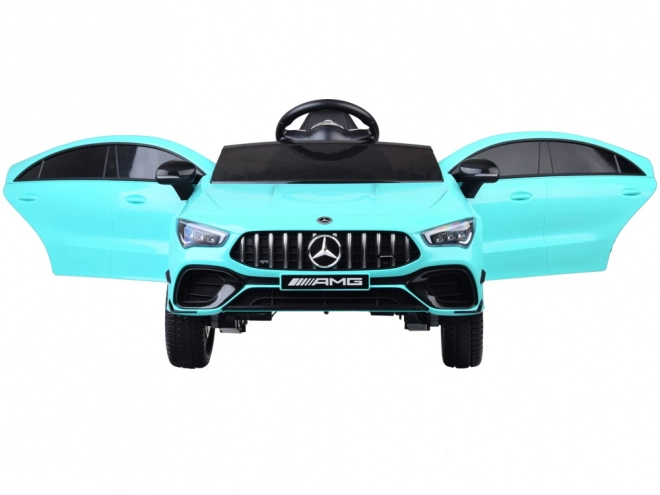 Elektrisches Kinderauto Mercedes AMG CLA 45s mit Schaukelerlebnis – Blau