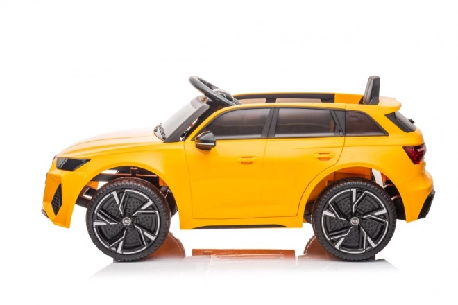 Kinderelektroauto Audi RS6 gelb
