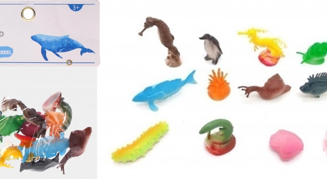 Set Figuren Meereswelt 12 Stk 7 cm