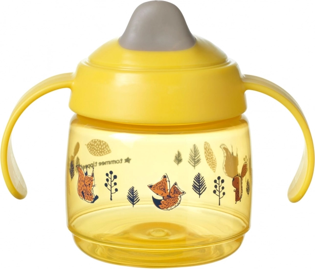 Superstar auslaufsicherer Becher, 190 ml, ab 4 Monaten, gelb