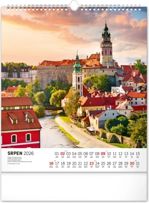 Wandkalender Tschechische Republik 2026
