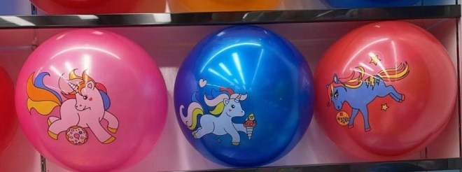 Gummi-Ball Einhorn 22 cm