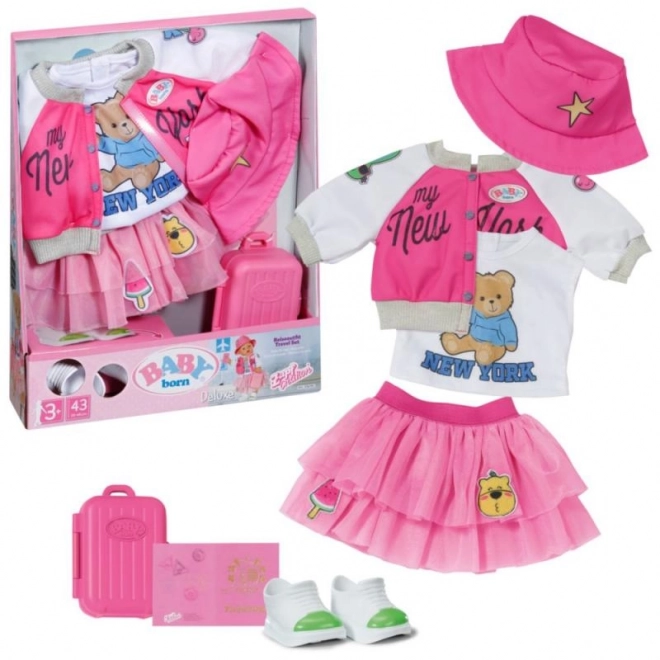 BABY born Reiseset Kleidungsset für Puppen 43 cm