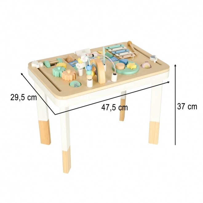 Farbenfroher Montessori-Spieltisch Lulilo