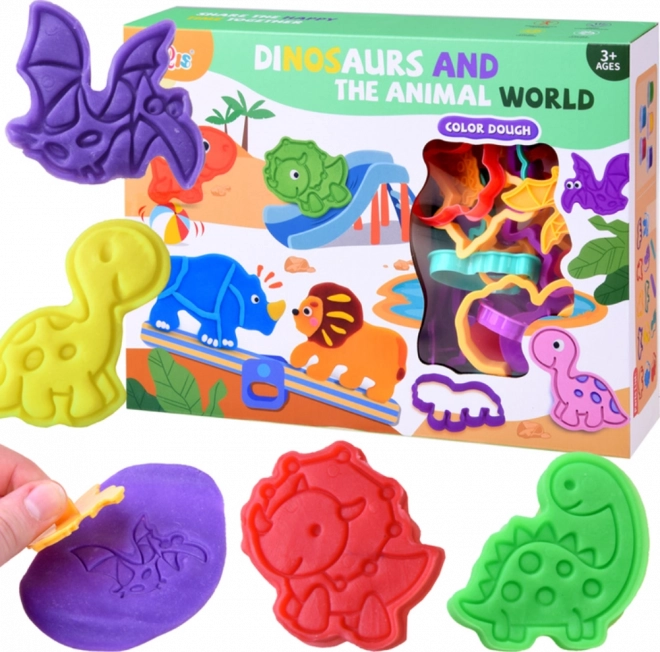 Dinosaurier Knetmasse Set mit Formen