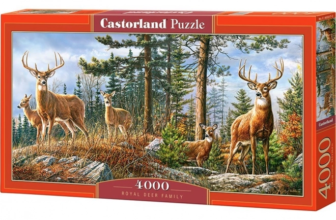 Puzzle Königliche Hirschfamilie 4000 Teile