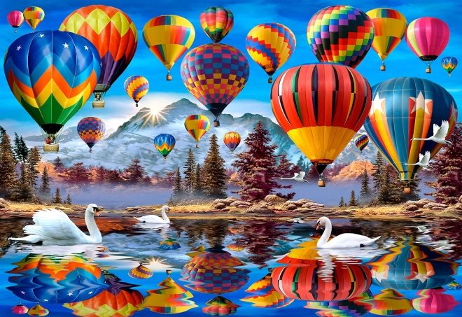 Beidseitiges Puzzle 2-in-1 für doppelten Spaß