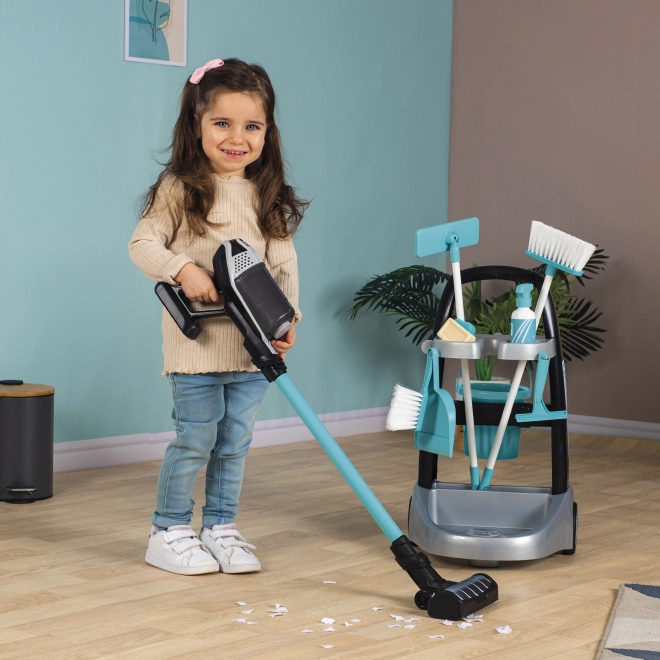Putzwagen mit Staubsauger Rowenta für Kinder