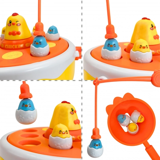 Magnetische Angel und Küken-Auto