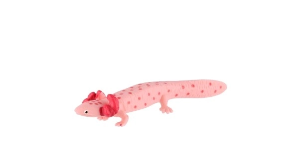 Axolotl Mexikanische Figur aus Plastik 8 cm im Beutel